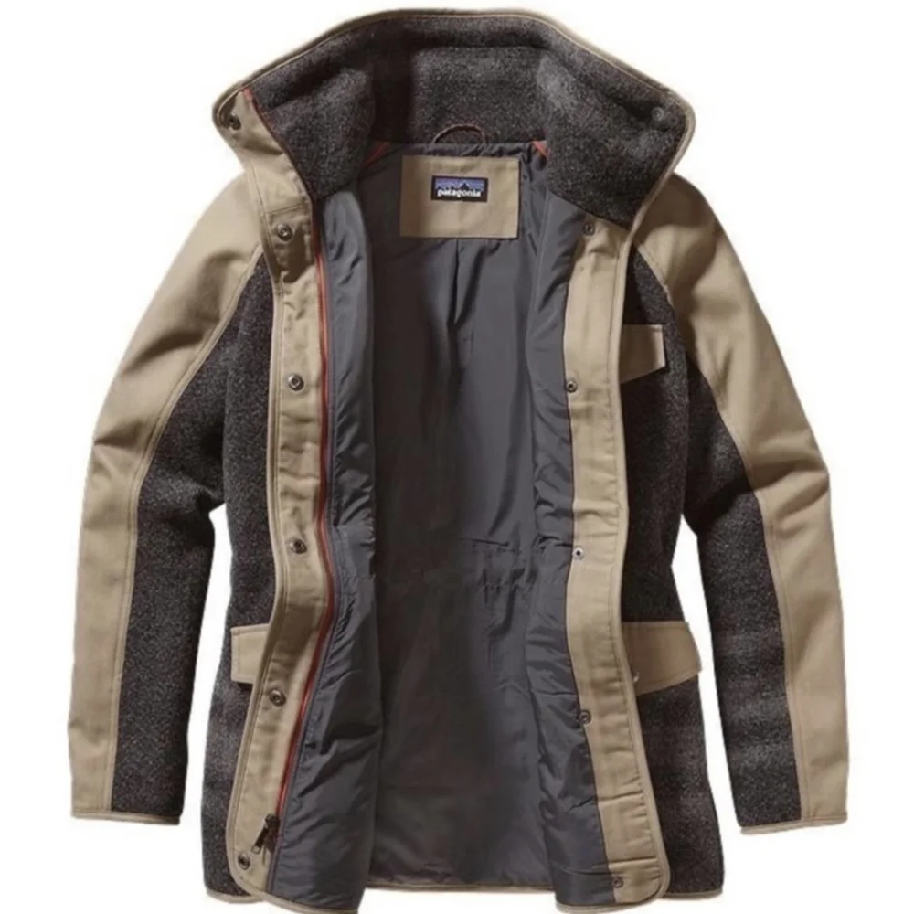 🔥RARE🔥 Patagonia Reclaimed Wool Parka Forge Gray Limited Edition 40th - Picture 2 of 16